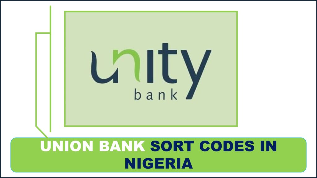 Unity Bank Sort Codes For All Branches in Nigeria
